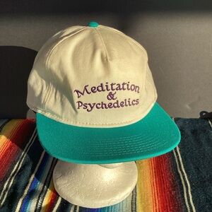 Worn path meditation and psychedelics SnapBack Hat